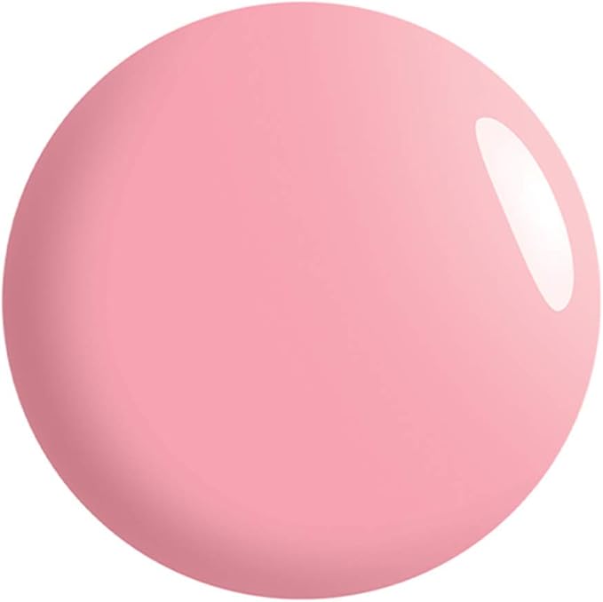 Muestra de color rosa del esmalte de gel para uñas semipermanentes