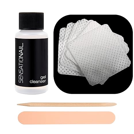 kit de limpieza de esmaltes de gel para uñas semipermentantes, incluye quita esmalte sin acetona, lima de uñas, pulidor uñasy toallitas