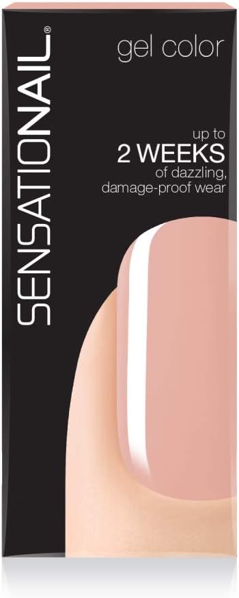 Caja del esmalte de gel para uñas semipermanentes de color nude Nude Mood marca Sensationail
