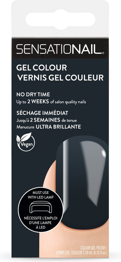 Caja del esmalte de gel para uñas semipermanentes de color verde Harbor marca Sensationail