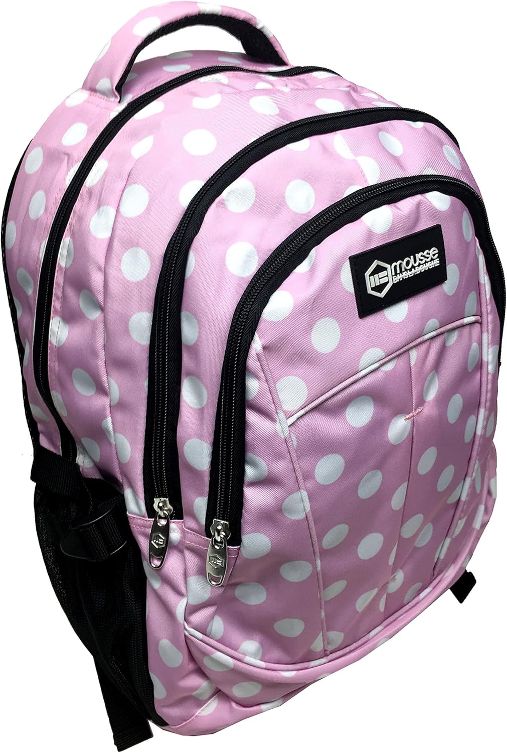 Mochila Rosa con Lunares de Mousse Dans 47 Cm