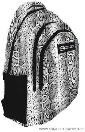 Mochila Estampado Serpiente de Mousse Dans la Bouche 47cm