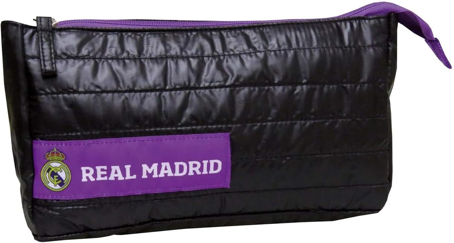 Estuche Triple Negro del Real Madrid