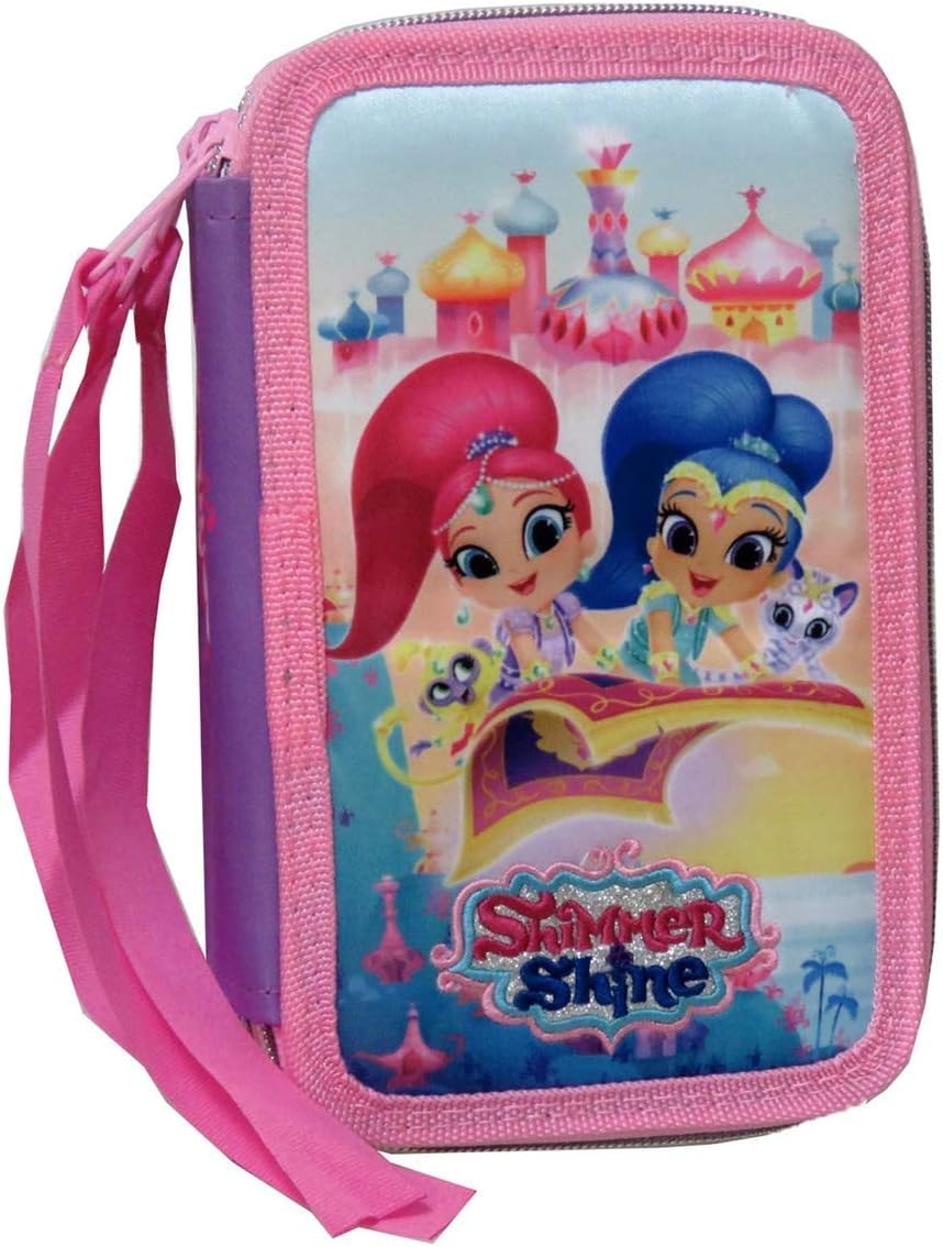 Estuche Plumier Triple de Shimmer And Shine 20 Cm