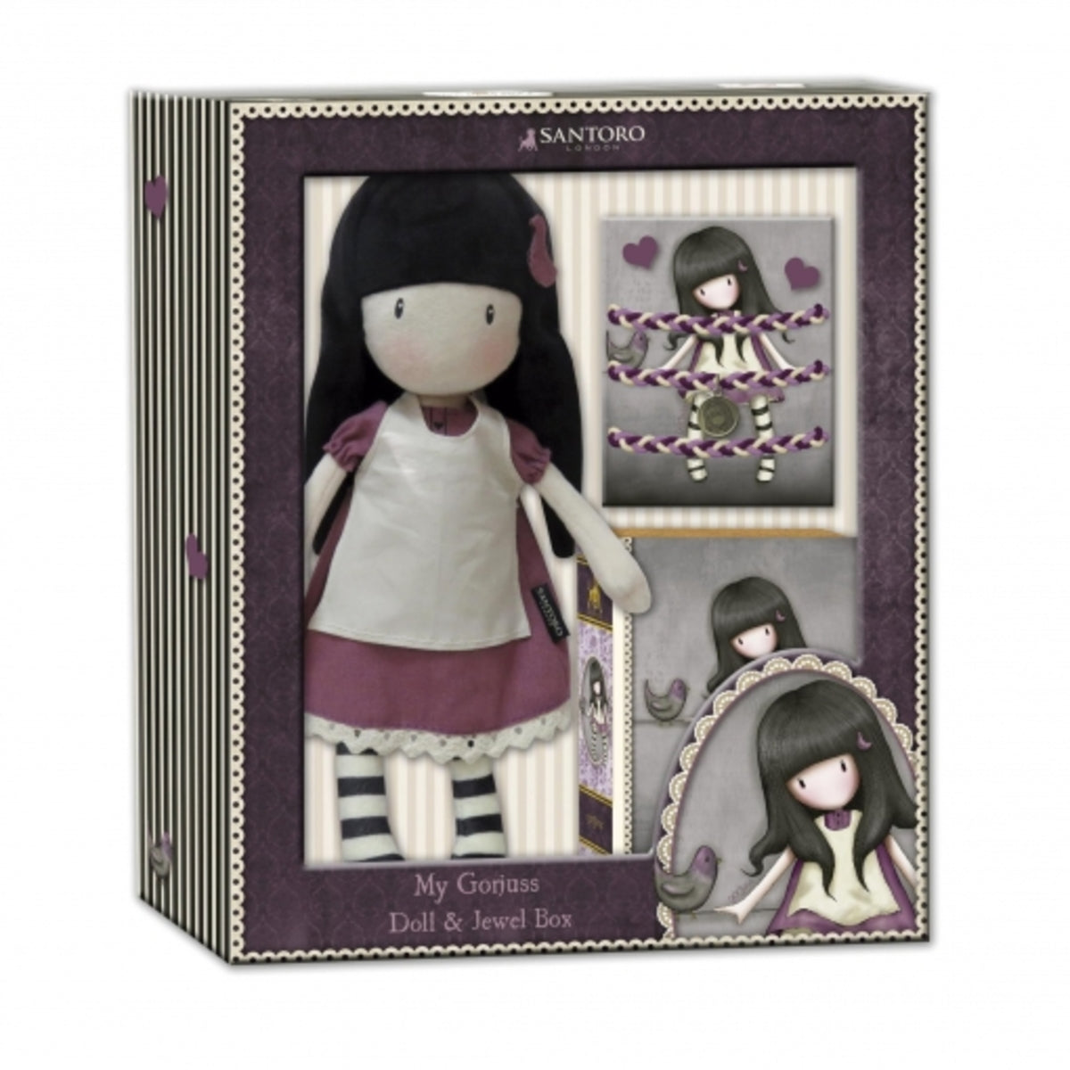 Set de  con Muñeca, Cinta y Joyero de Gorjuss