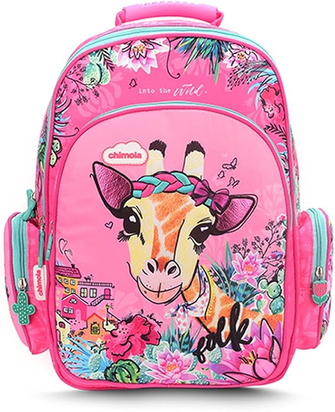 Mochila Estampado Giraja de Chimola 45 Cm