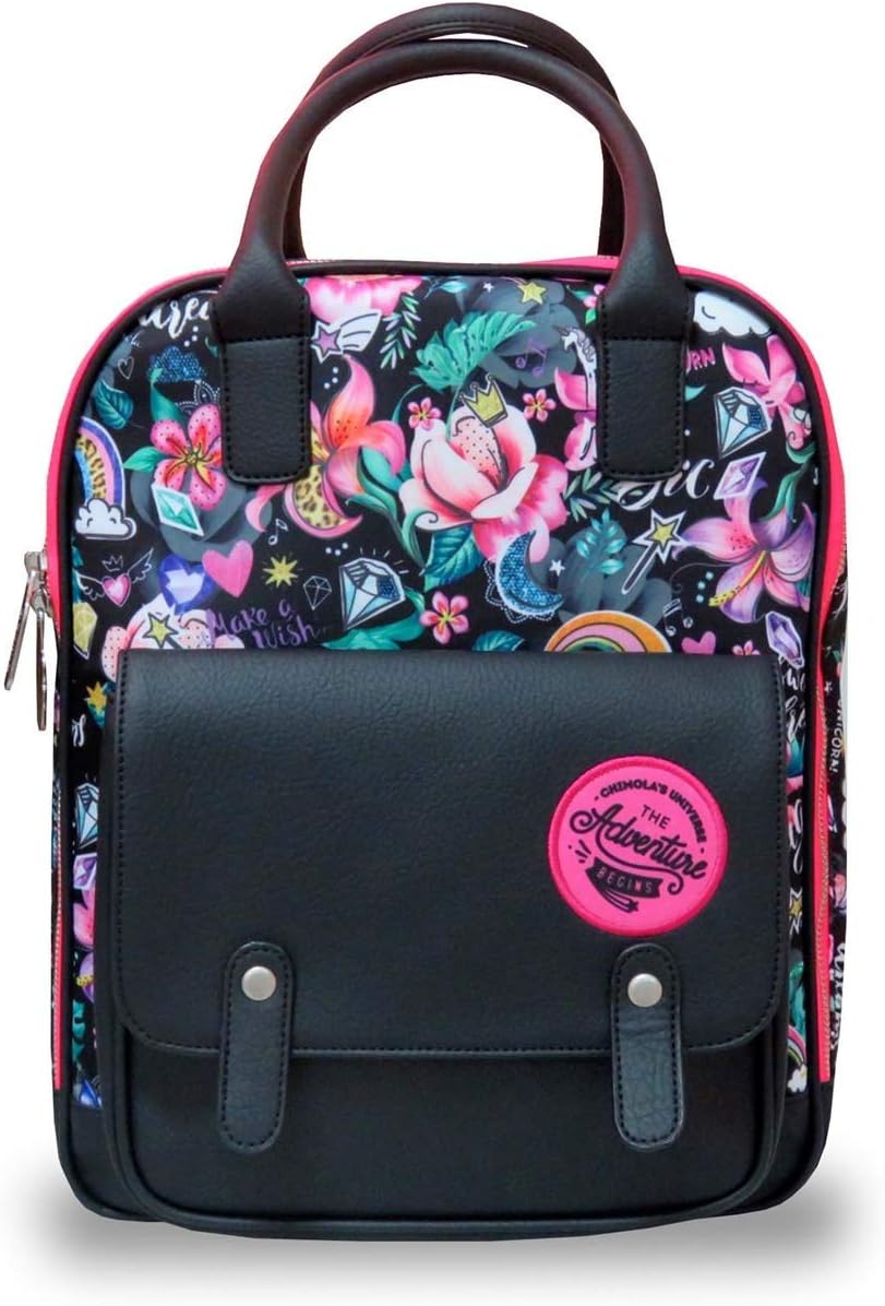 Mochila para Tabletsportátiles Estampado de Flores de Chimola 37 Cm