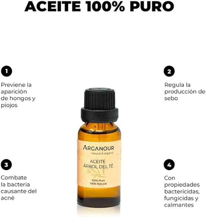 Aceite Esencial de Árbol de Té de Arganour